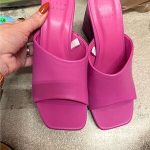 A New Day Women's Fuchsia Mules